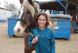 A girl and her horse