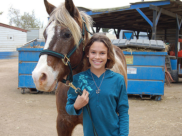 A girl and her horse