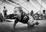 Baby races are always a hit at the fair.